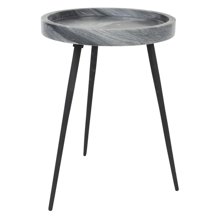 Karrara Round Side Table - Grey Zuiver 1