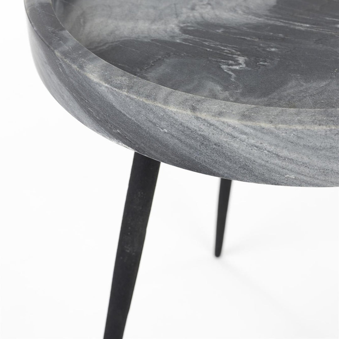 Karrara Round Side Table - Grey Zuiver 3
