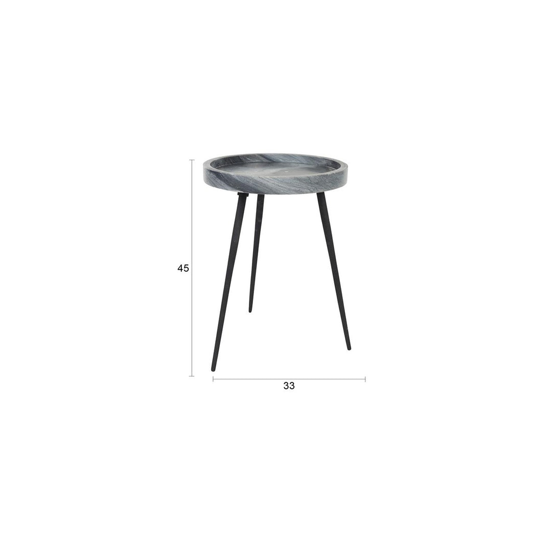 Karrara Round Side Table - Grey Zuiver 6