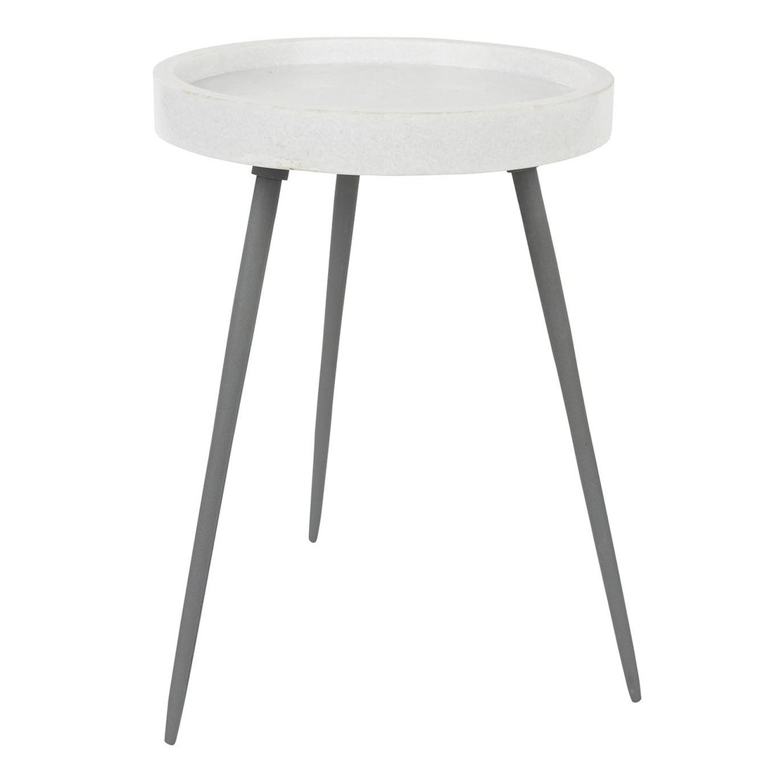 Karrara Round Side Table - White Zuiver 1