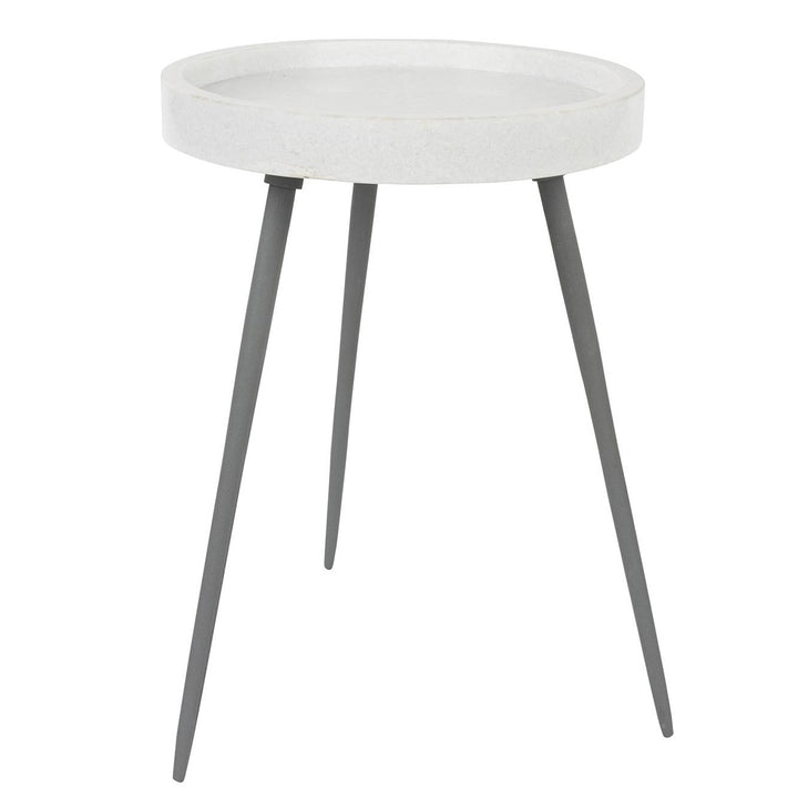 Karrara Round Side Table - White Zuiver 1