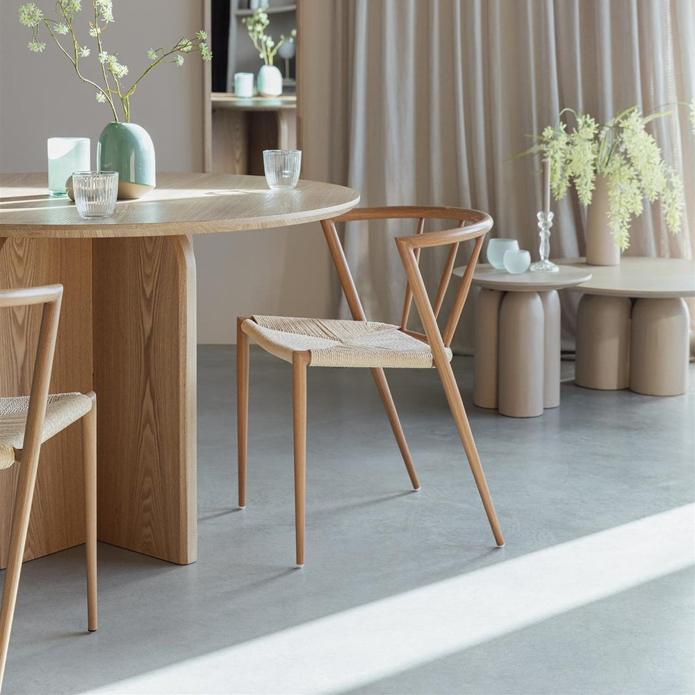 Laurent Round Dining Table - Natural Zuiver 2