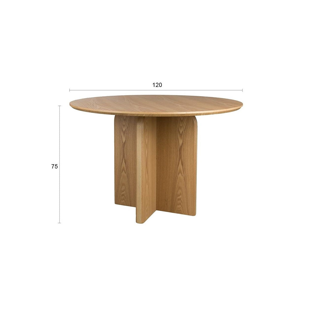 Laurent Round Dining Table - Natural Zuiver 12