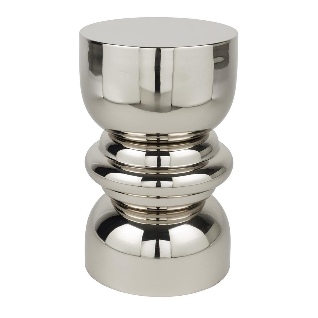 Kinga Round Side Table - Silver Zuiver 1