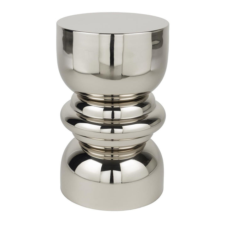 Kinga Round Side Table - Silver Zuiver 1
