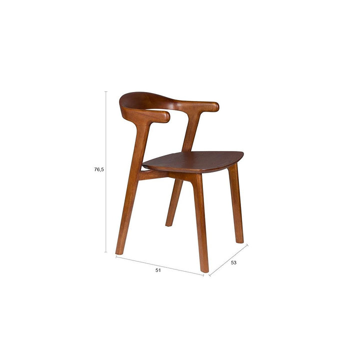 Northwood Set of 2 Chairs - Walnut Zuiver 12