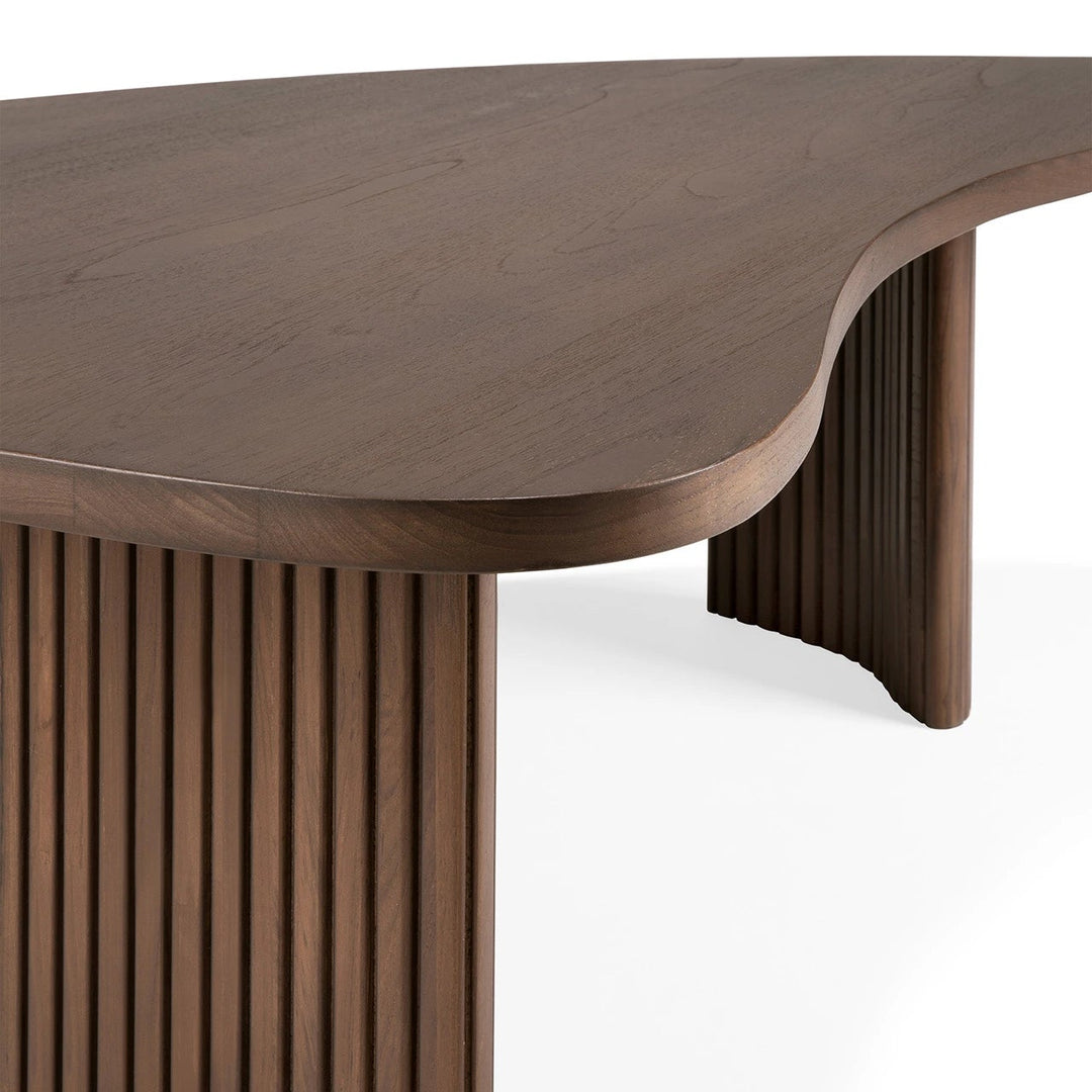 Boomerang Pebble Shape Coffee Table - Teak