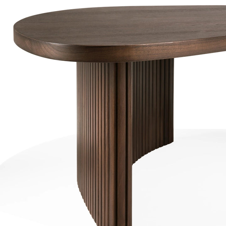 Boomerang Pebble Shape Coffee Table - Teak