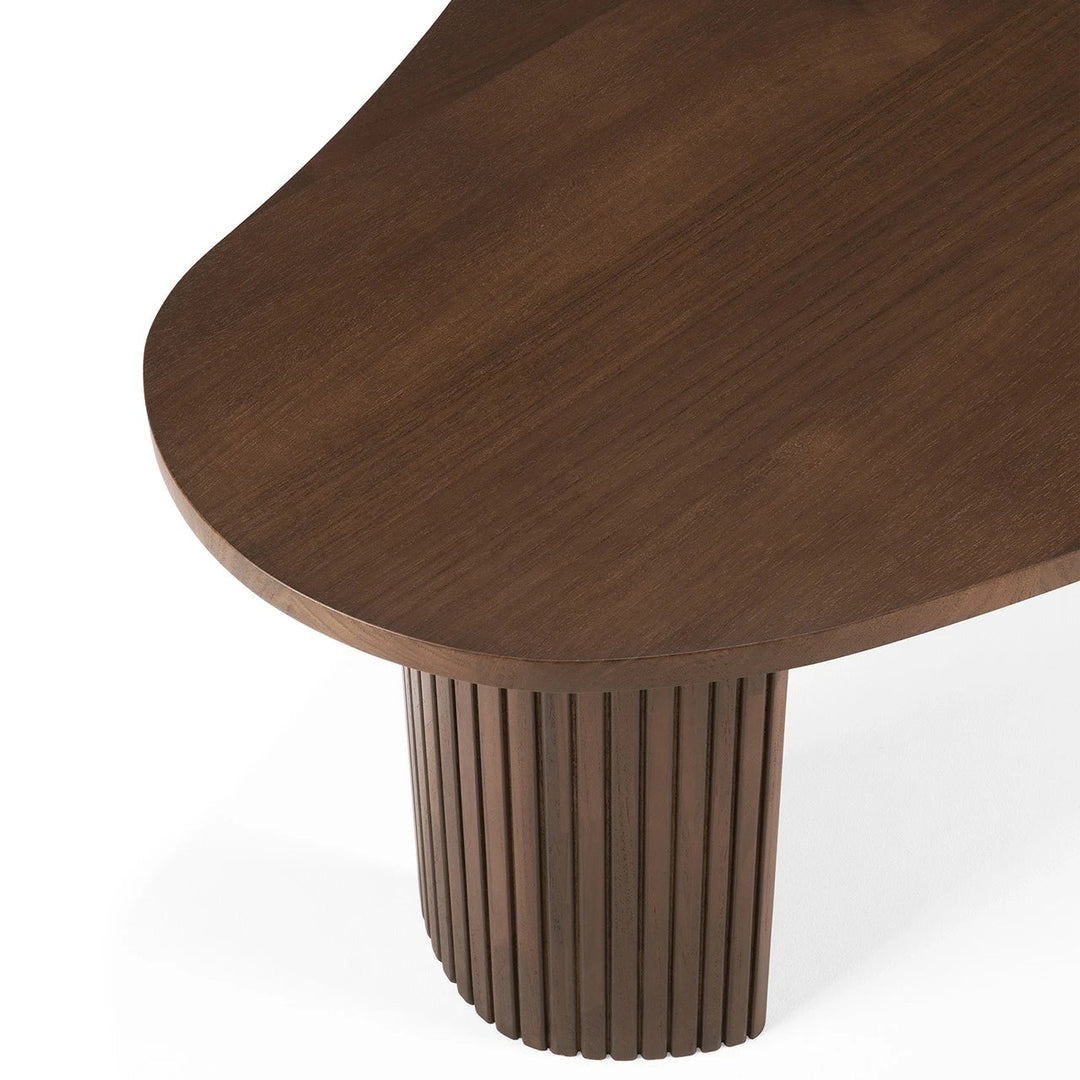 Boomerang Pebble Shape Coffee Table - Teak