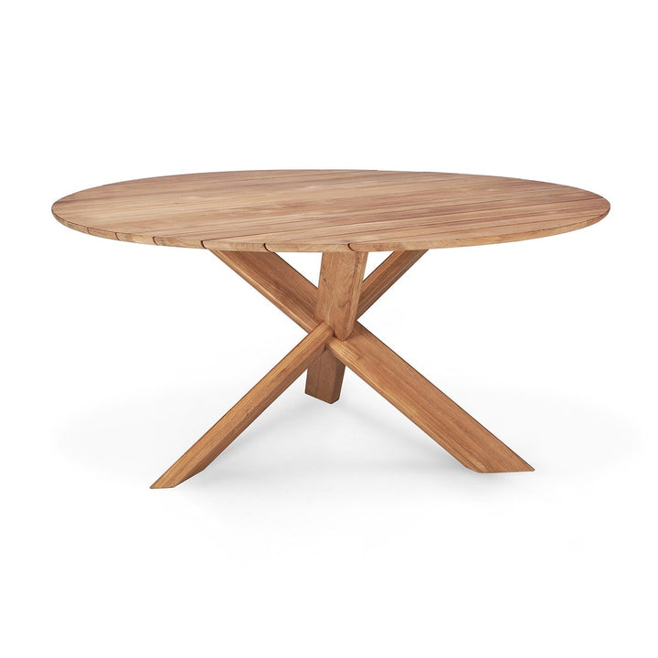 Circle Outdoor Round Dining Table - Teak Ethnicraft 1