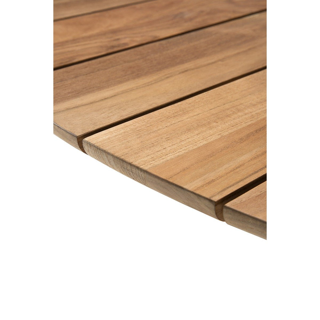Circle Outdoor Round Dining Table - Teak Ethnicraft 5