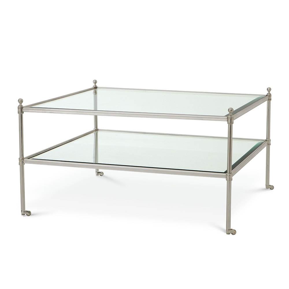 Eichholtz Aubrey Coffee Table in Plated Silver