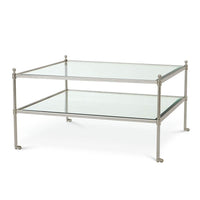 Eichholtz Aubrey Coffee Table in Plated Silver