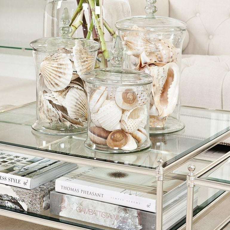 Eichholtz Aubrey Coffee Table in Plated Silver