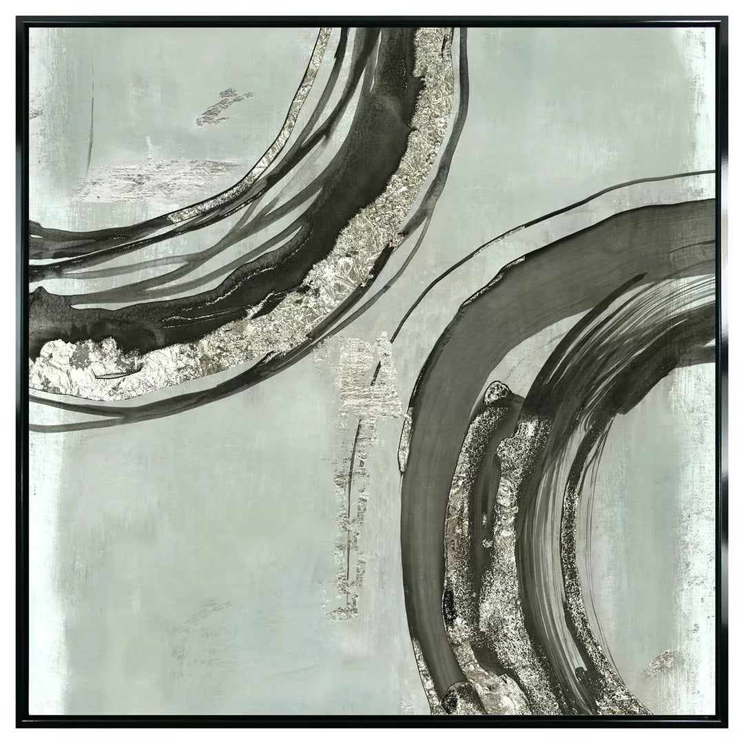 Arcs II Wall Art - Green & Gold