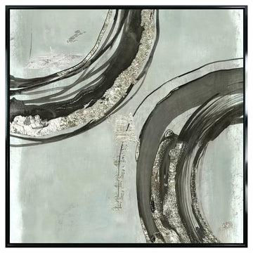 Arcs II Wall Art - Green & Gold