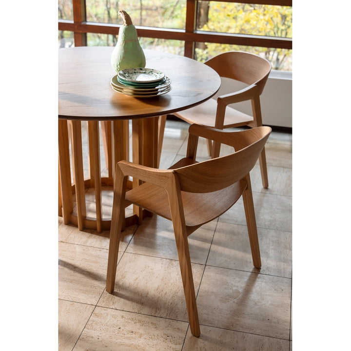 Westlake Set of 2 Dining Armchairs - Natural Dutchbone 3