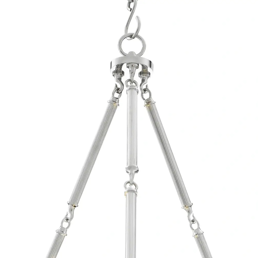 Eichholtz infinity Chandelier in Nickel Finish