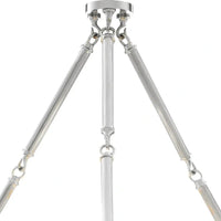 Eichholtz infinity Double Chandelier in Nickel Finish