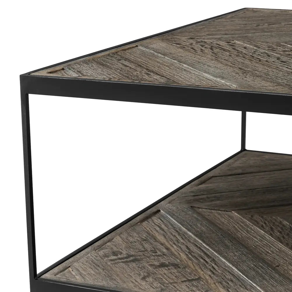 Eichholtz La Varenne Square Coffee Table in Weathered Oak