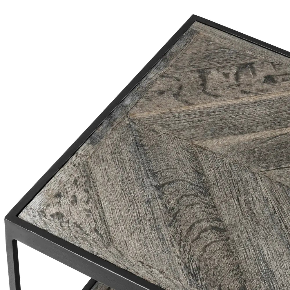 Eichholtz La Varenne Long Coffee Table in Weathered Oak