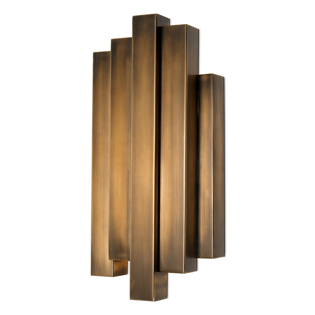Beau Rivage Wall Lamp - Vintage Brass