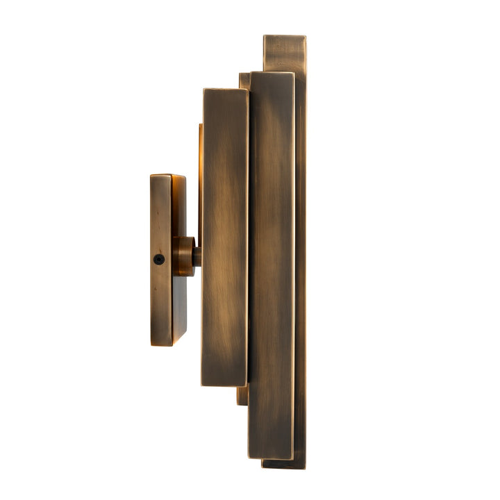 Beau Rivage Wall Lamp - Vintage Brass