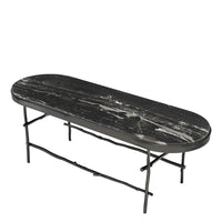 Eichholtz Tomasso Oval Coffee Table in Bronze Finish