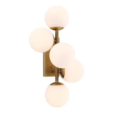 Eichholtz Libris Wall Lamp in Antique Brass Finish