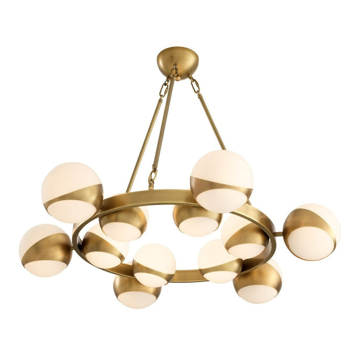Piazetta Chandelier - Antique Brass Finish Eichholtz 3