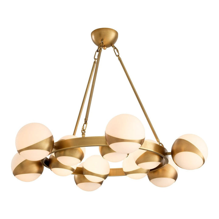 Piazetta Chandelier - Antique Brass Finish Eichholtz 4