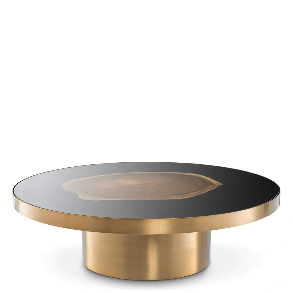 Eichholtz Concord Coffee Table in A Brushed Brass Finish