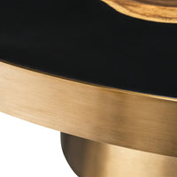 Eichholtz Concord Coffee Table in A Brushed Brass Finish