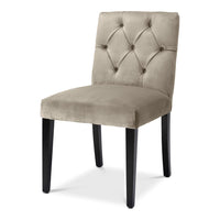 Eichholtz Atena Dining Chair in Savona Greige Velvet