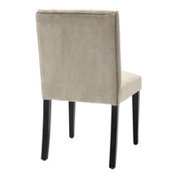 Eichholtz Atena Dining Chair in Savona Greige Velvet