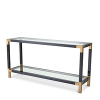 Eichholtz Royalton Console Table Piano Black Finish