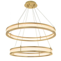 Eichholtz Damien Double Chandelier in Antique Brass Finish