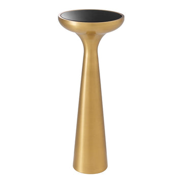 Eichholtz Lindos Side Table in High Brushed Brass Finish