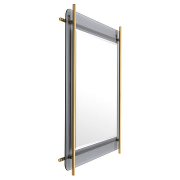 Eichholtz Quinn Mirror in Brushed Brass Finish