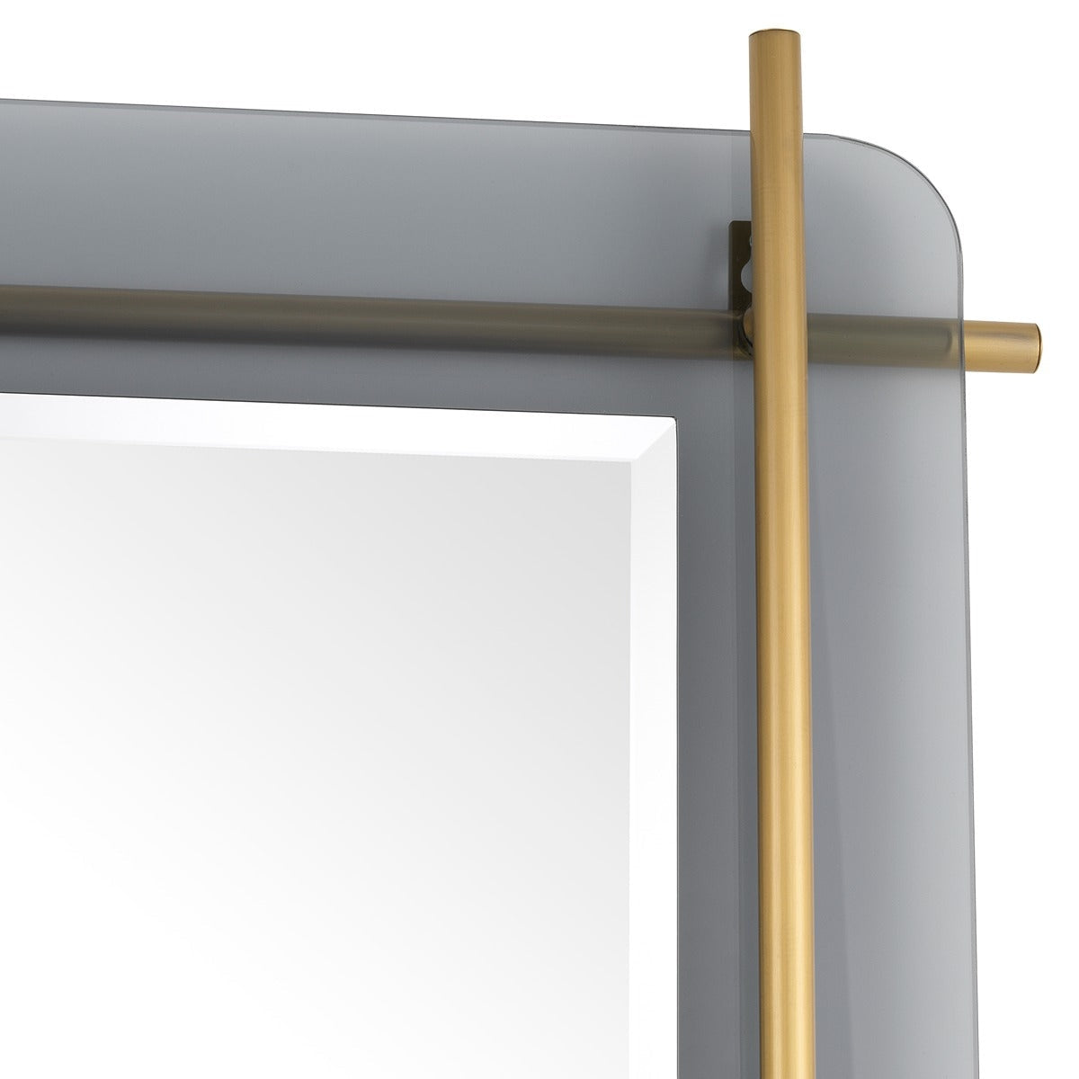 Eichholtz Quinn Mirror in Brushed Brass Finish