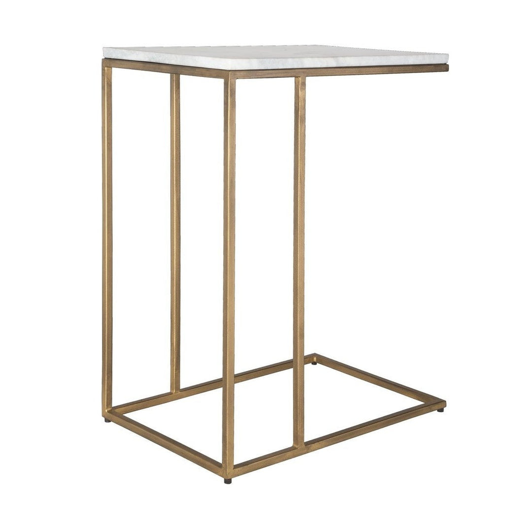 Thomas Side Table - Antique Brass Keiichi 1