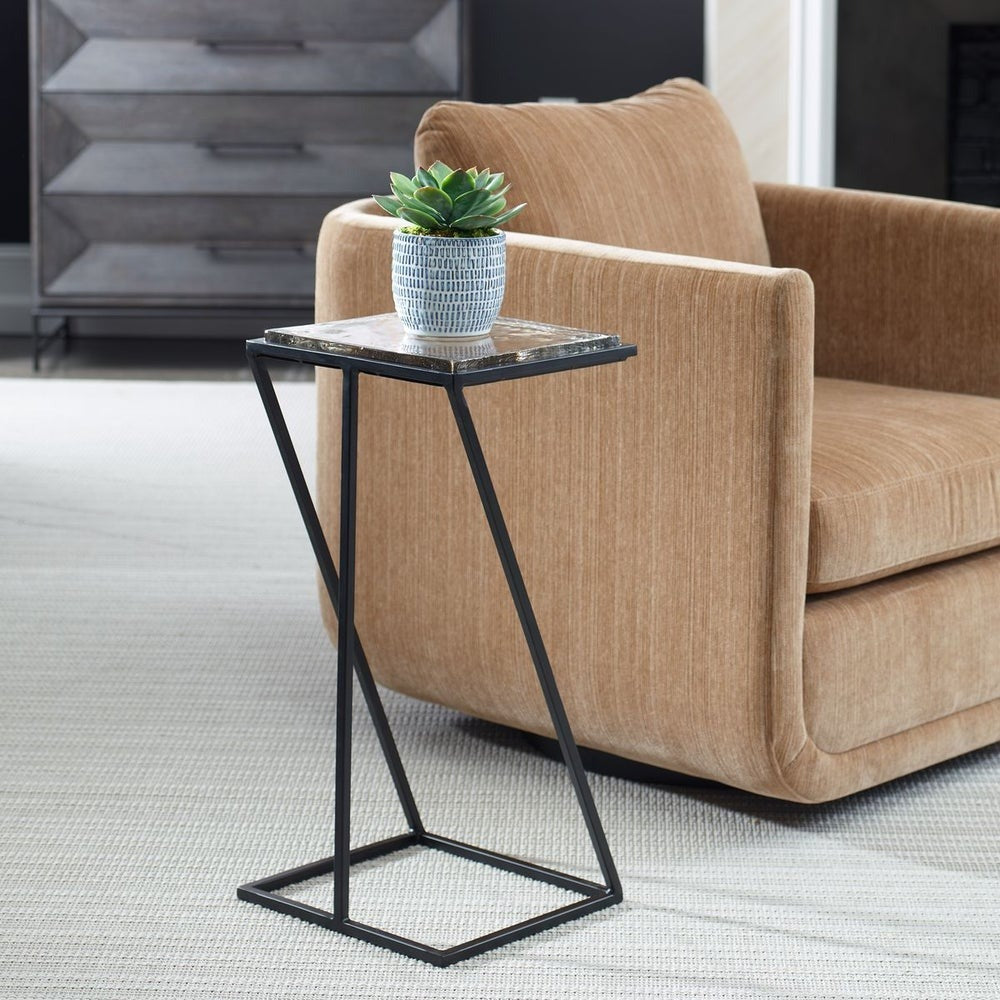 Chamber Square Side Table - Black Keiichi 2