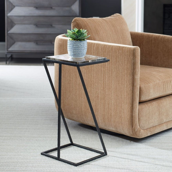 Chamber Square Side Table - Black Keiichi 2