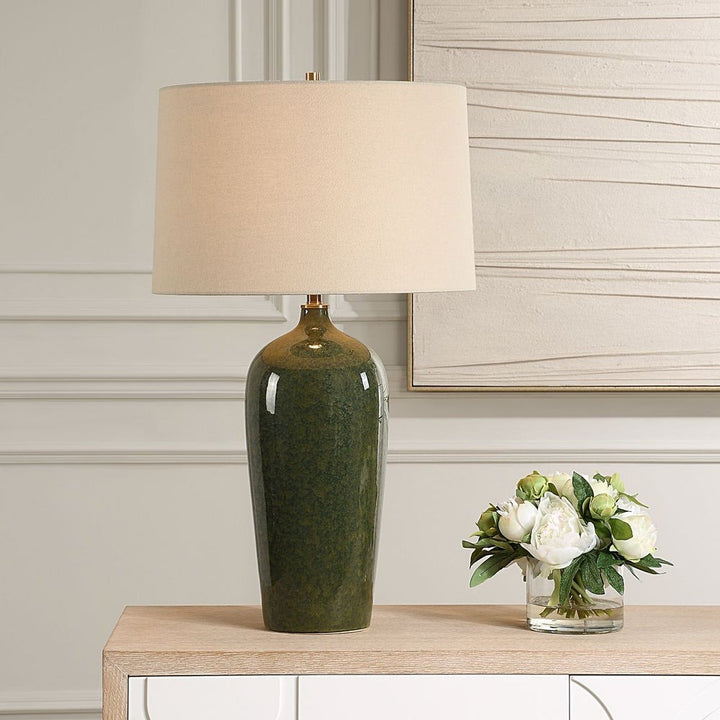 Savannah Table Lamp - Emerald Green Keiichi 2