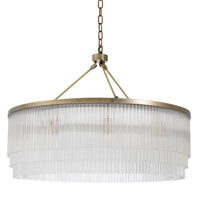 Eichholtz Hector Chandelier in Light Brushed Brass Finish