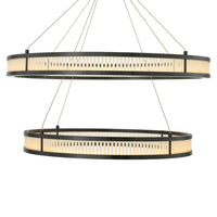 Eichholtz Damien Double Chandelier in Bronze Highlight Finish