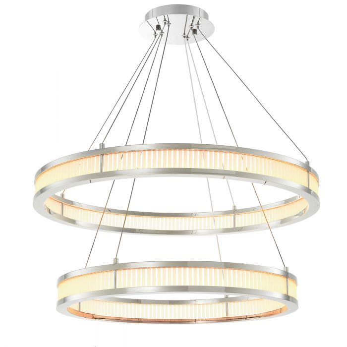 Eichholtz Damien Double Chandelier in Nickel Finish