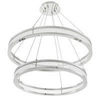 Eichholtz Damien Double Chandelier in Nickel Finish