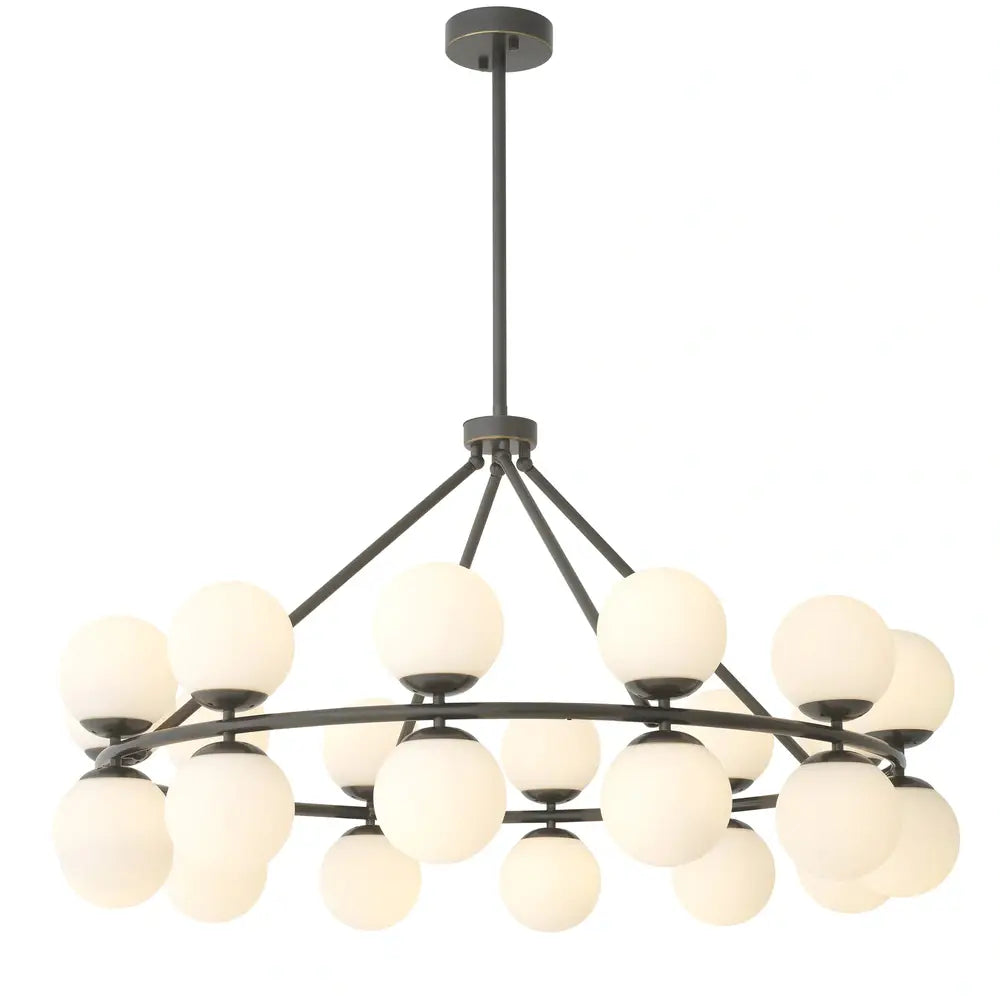 Eichholtz Hutchinson Chandelier in Bronze Highlight Finish