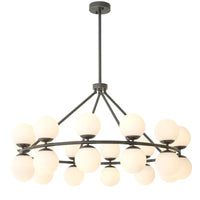 Eichholtz Hutchinson Chandelier in Bronze Highlight Finish